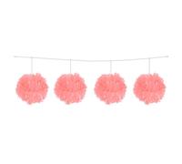 Folat Pom Pom Garland Honeycomb Paper 3 m Pink
