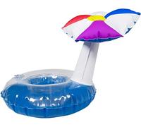 Folat- Portabicchieri Galleggiante Gonfiabile per ombrellone, Blu, Costumes, 20287