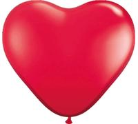 Palloncini a forma di cuore rossi - 8 pezzi