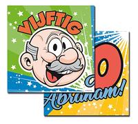 Folat - Servetten - Abraham - Regenboog - 20 Pezzi - 33 x 33 cm