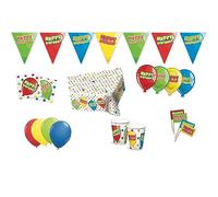 Folat Set Happy Birthday Party, cartone animato, Multicolore, 00263