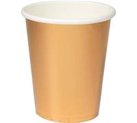 Folat - Tazze Usa E Getta Di Colore Oro Rosa Metallico - 250 ml - 8 Pezzi