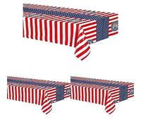 Folat Tovaglia da festa USA 130 x 180 cm (Confezione da 3)