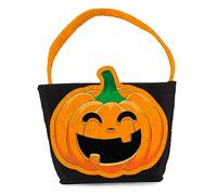 Folat Trucco o Trattareo Borsa Zucca BoOo-27x20x10 cm-Decorazioni Di Halloween Con Zucche, Teschi, Pipistrelli, Fantasmi, Ragni, Multicolore, 23874