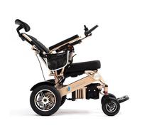 FOLD AND TRAVEL Manuale Reclinabile Elettrico Sedia a Rotelle Leggero Potenza