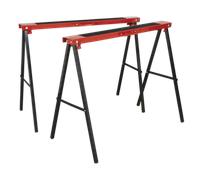 Fold Down Cavalletti Coppia 100kg Capacità per Trestle - Sealey FDT2 Nuovo