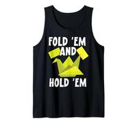 Fold 'em and hold 'em Paper Art Origami Paper Japanese Art Canotta