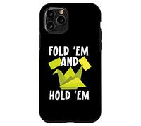 Fold 'em and hold 'em Paper Art Origami Paper Japanese Art Custodia per iPhone 11 Pro