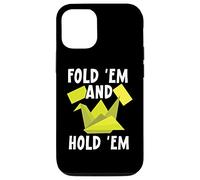 Fold 'em and hold 'em Paper Art Origami Paper Japanese Art Custodia per iPhone 12/12 Pro