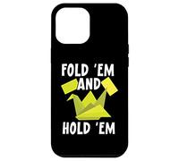 Fold 'em and hold 'em Paper Art Origami Paper Japanese Art Custodia per iPhone 12 Pro Max