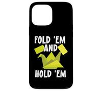 Fold 'em and hold 'em Paper Art Origami Paper Japanese Art Custodia per iPhone 13 Pro Max