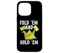 Fold 'em and hold 'em Paper Art Origami Paper Japanese Art Custodia per iPhone 14 Pro Max