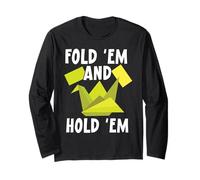 Fold 'em and hold 'em Paper Art Origami Paper Japanese Art Maglia a Manica