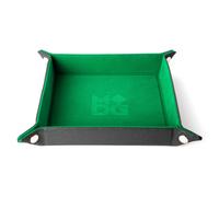 Fold Up Velvet Dice Tray: Green