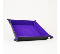 Fold Up Velvet Dice Tray: Purple