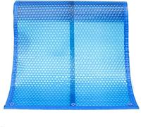 Foldable and Durable Solar Pool Covers, 1m/2m/3m/4m/5m/6m/7m/8m/10m Long, Hot Tubs Cover, Blue, Different Sizes(200cm x 200cm (6ftx6ft))