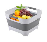 Foldable Basin - Bottle Wash Basin, Durable Multi-Use Basket With Comfortable Handle | Space-Saving Accessory For Dishwashing, Kitchen, Car, Laundry, Beach, Outdoor, Travel, Household Task