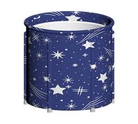 Foldable Bathtub for Adults - Portable Soaking Shower Barrel with Cover | Lightweight Folding Tub for Shower Stall, SPA, Relaxation & Ice Bath Recovery
