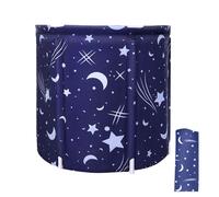 Foldable Bathtub, Shower Soaking Barrel for Relaxing, Lightweight Folding Tub for Adults, Portable Bath for Shower Stall, Spa, Ice Bath, Indoor and Outdoor Use, 27.56x25.59 Inches