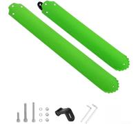 Foldable Bike Mudguard 14-22 Inch Adjustable Angle(Green) | Collapsible design, saves space, fits backpacks, ideal for commuters and travelers
