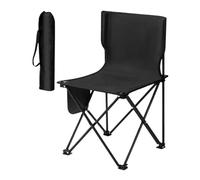 Foldable Camping Chair, Portable Beach Chair with 286 Lbs Weight Support, Camping Gear with Storage Bag for Travel, Picnic, Outing, Festival, Hiking, Backpacking, and Fishing