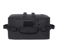 Foldable Camping Storage Bag 600D Oxford Large Capacity(Black) | 600D Oxford fabric, foldable design, lightweight carry, large capacity, black khaki green options