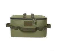 Foldable Camping Storage Bag 600D Oxford Large Capacity(Green) | 600D Oxford fabric, foldable design, lightweight carry, large capacity, black khaki green options