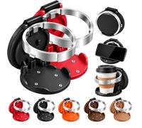 Foldable Car Cup Holder, Universal Clip On Cup Holder with Hook, Space Saving Drink & Bag Organizer for Vehicles, Collapsible Car Cup Holders for Truck SUV B)