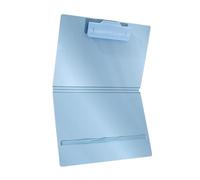 Foldable Clipboard, Portable Document Folder, Metal Clip Holder | Foldable Clipboard, Portable Document Folder with Pen Holder, Secure Elastic Closure, Firm Writing , Flat Stacking