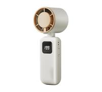 Foldable Cooling Fan - Rechargeable Pocket Air Blower 5.2x5.3x15.5cm ABS 20000RPM, Compact Personal Vent Device | USB Powered Wind Tool, Camping Travel Vacation Fishing Hiking Sports Outdoor Comfort S