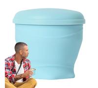 Foldable Cup - 180ml Silicone Water Cup | Reusable Travel Mug With Lid And Lanyard | Coffee Tea Juice Cups | Outdoor Kitchen Beach Picnic Camping Hiking Cold Drink