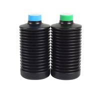 Foldable Darkroom Chemicals Bottle Holder Leak Proof HDPE Container Adjustable Capacity for Acids Developers Fixers Lightproof Liquid Storage Bottle