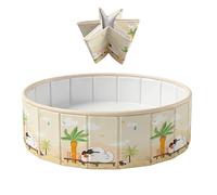 Foldable Dog Paddling Pool, Foldable Paddling Pool For Kids | Leakproof, Non-Slip PVC Dog Swimming Pools For Cats And Kids, Indoor & Outdoor