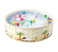 Foldable Dog Pool - Portable Garden Pet Bathtub PVC