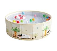 Foldable Dog Pool - Portable Garden Pet Bathtub PVC