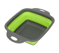 Foldable Drain Basket for Vegetables and Fruits | Sturdy PP & TPR Material with Draining Holes | Space - Saving Vegetable Washing Basket/Kitchen Strainer/Salad Spinner