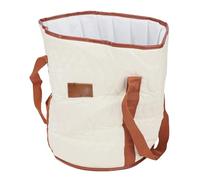 Foldable foot bath basin with handle, portable for travel and outdoor use