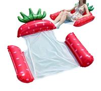 Foldable Inflatable, Fruit Pattern Pvc Mat, Pool for Adults for Sturdy Build, Comfortable Pvc Inflatable with Easy Storage, Mat with Bright Design, Water Lounger for Outdoor Garden