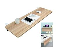 Foldable Keyboard Tray with K-Bracket, Adjustable Elbow Armrest, Wooden Support Shelf for Office, Oak h, 65 x 25 cm - Perfect for Comfort and Productivi