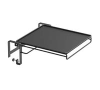 Foldable Kitchen Auxiliary Table - Iron 28x25.5x10.8cm | Wall Mounted Foldable Desk Space-Saving Floating Table | Compact Utility Shelf For Laundry Office Balcony Bedroom RV Apartment Studio Use