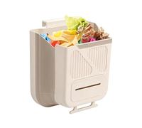 Foldable Kitchen Trash Can - Hanging Garbage Holder Bin, No-Drill Folding Waste Can for Sink Cabinet Countertop | Multi-Purpose Trash Container for Bathroom, Laundry, Bedroom, Office Use
