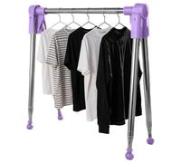 Foldable Laundry Rack,33x9.5x6cm Stainless Steel Telescopic Garment Shelves -Easy To Carry Laundry Dryer Stand | For Camping Bathroom Patio Living Room Travel Apartment Balcony Backyard Bedroom