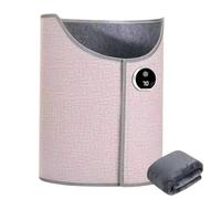 Foldable Leg Warmerf - Foldable Heating Wall | Foot Heater With Thermostat | Cylindrical Foot Warmer Under Desk For Leg And Feet | Personal Safety Portable Space Heater For All Ages, Friends, Family