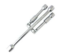 Foldable Lug Nut Remover - 4-Way Wrench Tool, Portable Tire Spanner | 14" Multifunctional Wheel Nut Wrench for Auto Repairs, Easy Storage Garage Kit, Handy Gift for Men, Dad, Husband, Grandpa, Outdoor