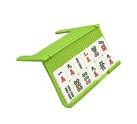 Foldable Mahjong Card Holder - 3D Printed Under-Mat Slide-in Stand for Table Game Organization, Travel, Home Play & Beginners