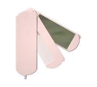 Foldable Mirror Hair Brushes | Foldable Comb for,Folding Hairbrush, Massage Mini Pocket Hair Brushes for, Gym, Purse, Trip