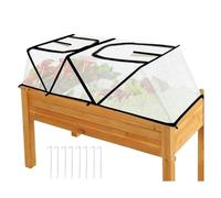 Foldable Plant Cover | Breathable PVC PP Greenhouse Protection Cage 120x33x38cm Frost Freeze Barrier Net Cloche Weather Shield | Garden Plant Nursery Cover For Vegetables Fruits Shrubs Outdoor Anti An