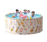 Foldable Pool Tub, Portable Water Basin, Compact Outdoor Bath, Durabled Non Inflatable Design, Easy Storage for Bathroom Garden Lawn Garage Balcony Summer Play, 35,46 pollici