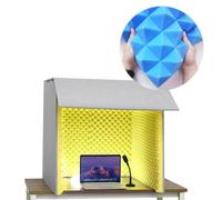 Foldable Portable Vocal Recording Booth, Spacious Desktop Soundproof Cover, Ideal Recording Environment, for Music Studio Bedroom Home, Decreasing Noise, Isolation Booth Private Space