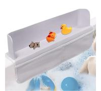 Foldable Shower Splash Guard, Silicone Bathtub Edge Screen, 21.26x15.75x3.94 Inches Water Barrier Bath Tub Corner Splash Guards for Children Bathhouse And Home Bathroom Control Use